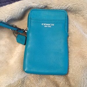 REAL little coach wristlet!